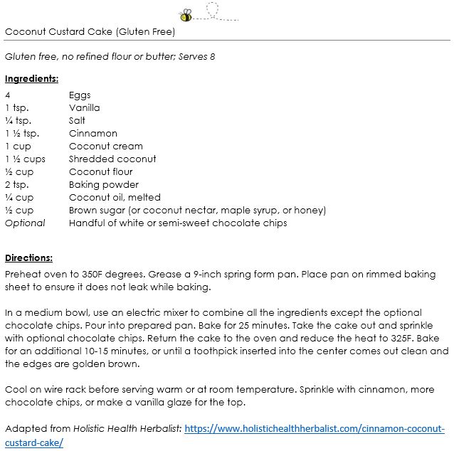 Coconut Custard snippet