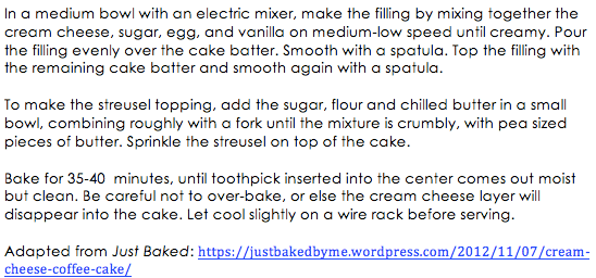 Cream Cheese Coffee Cake snippet 2