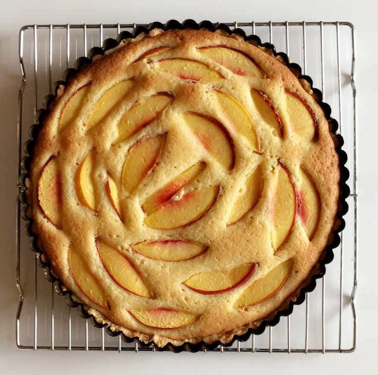 Nectarine Frangipane Tart