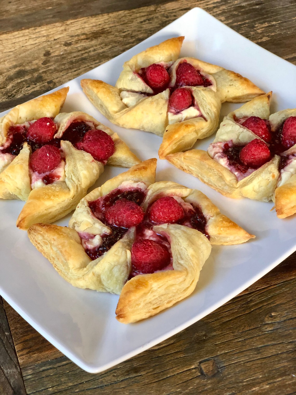 Raspberry Cream Cheese Pinwheels